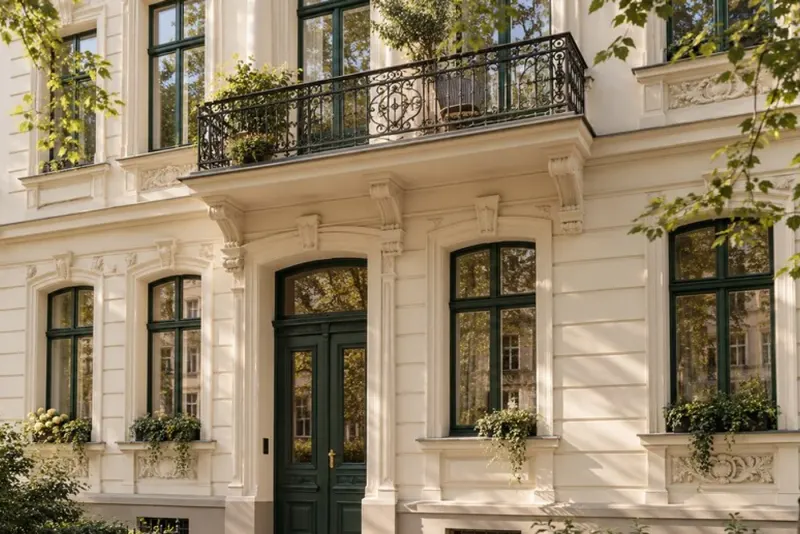 Illustrative Wohnarchitektur aus dem vorhandenen Bildbestand; keine Ortsaufnahme